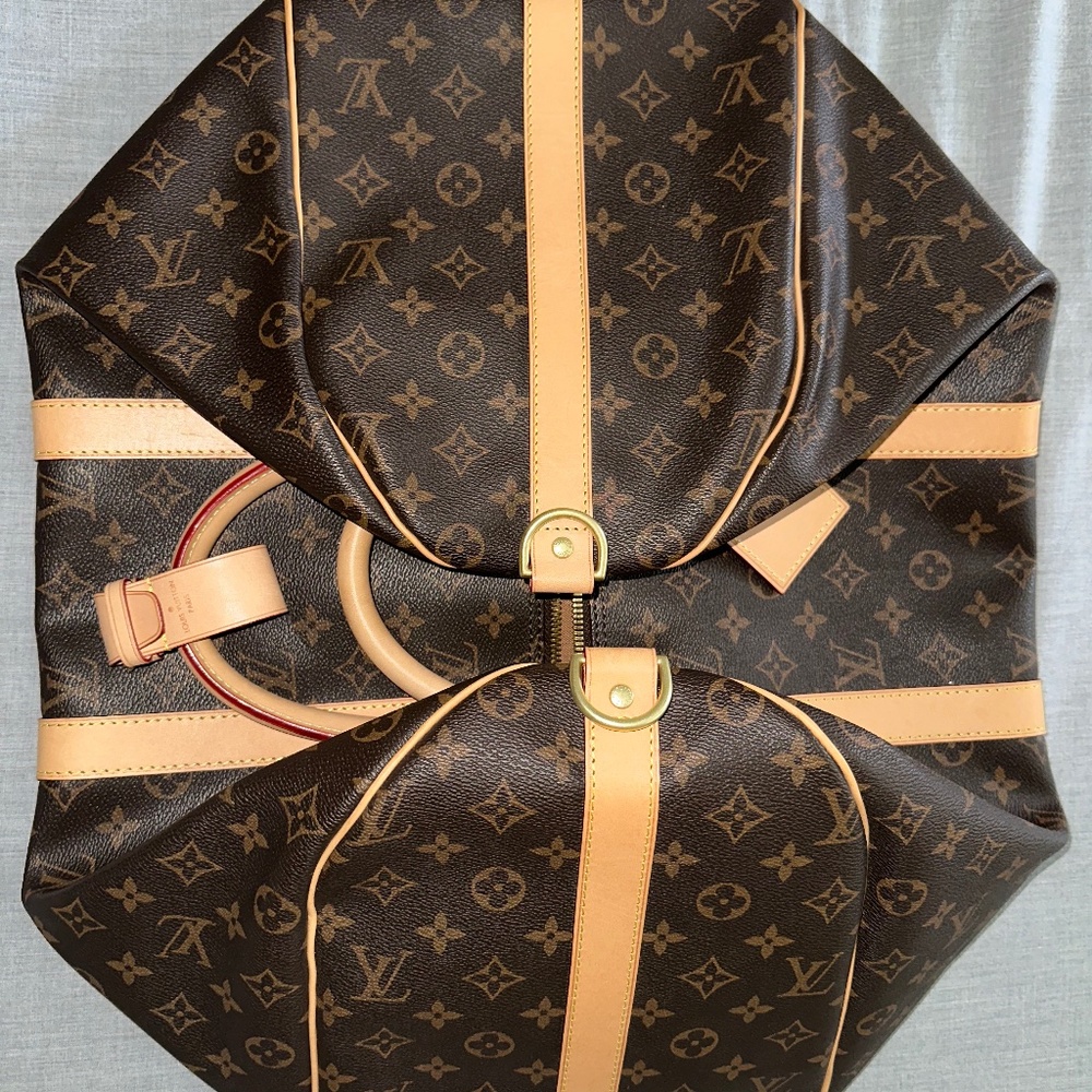 Louis Vuitton Kepall Bandouliere 45 Monogram Duffle